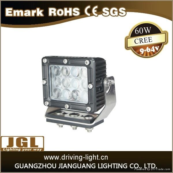 hot sale 60w offroad IP67 waterproof led working light for heavy duty machinery  2