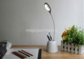 Minimal Led Table Lamp with Pen container  1