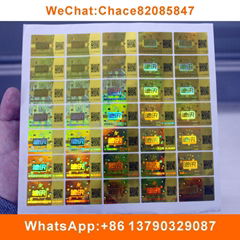 Security Anti-Fake Qr code Hologram Sticker