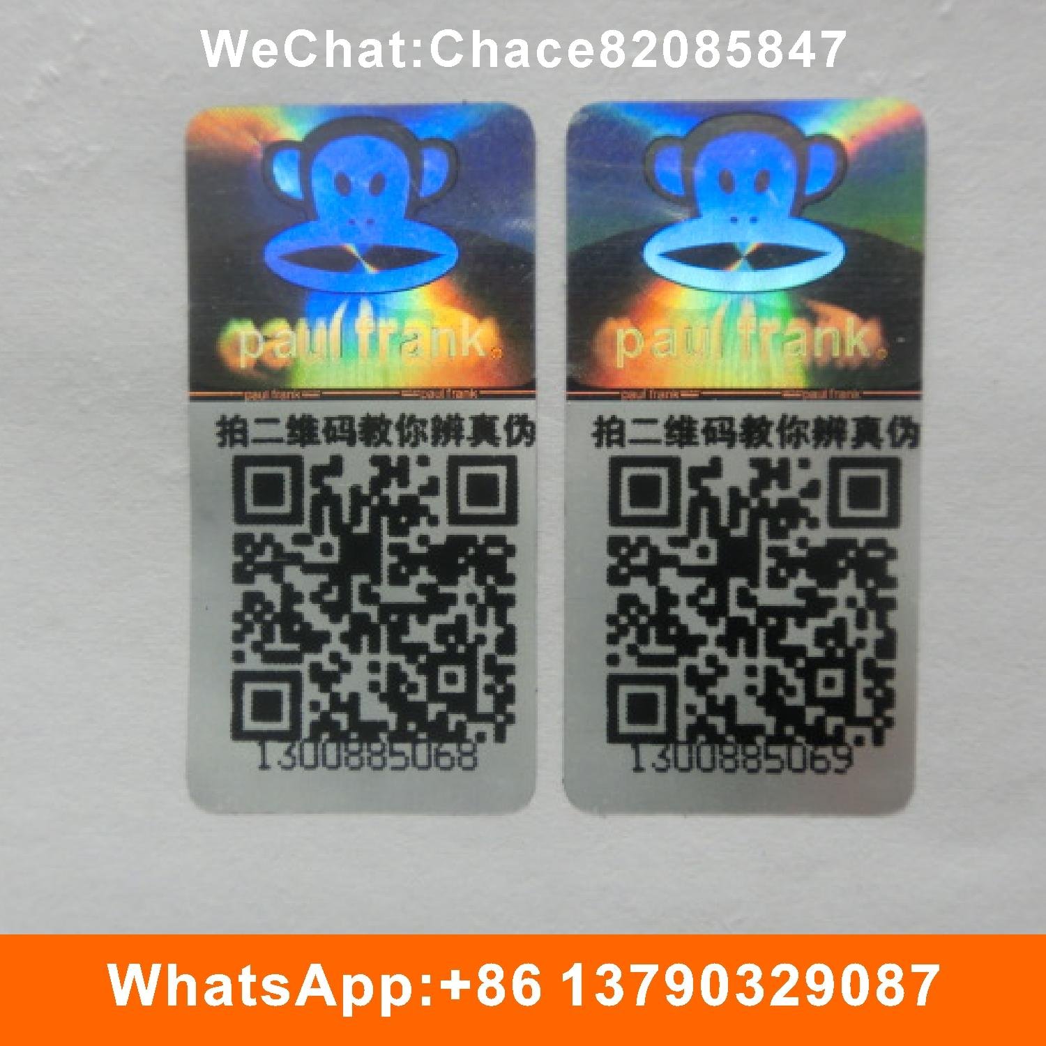 Security Anti-Fake Qr code Hologram Sticker 2
