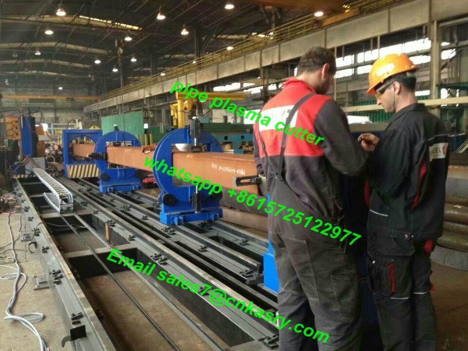 8 axis pipe and square tube plasma cutting machine 4