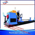 5 axis pipe plasma cutting machine for