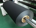 Black matte flame retardant PP films or