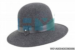 100% wool felt hats for women