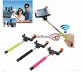 2017 Hot Sell Z07-5 extendable wireless monopod handheld bluetooth selfie stick