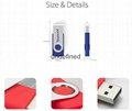 OEM logo metal mini usb flash drive Mini metal case promotional usb drive flash