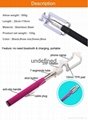 Hot Selling 6S selfie monopod camera stick Factory Price Cable Selfie Stick 