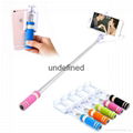 2017 New Mini Stick Phone Extendable Portable wired Selfie Stick Monopod