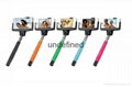 Hot Selling Wireless monopod D09 selfie stick with mirror 