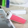 2017 Best Gift lipstick powerbank mini 2200mah power bank