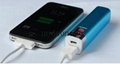 Portable mobile phone power bank 2600mAh mini travel charger