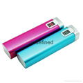 Portable mobile phone power bank 2600mAh mini travel charger