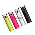 Portable mobile phone power bank 2600mAh mini travel charger