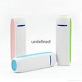  Colorful flying shuttle battery charger Portable power bank 2000mah 