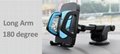 Popular car mount holder plastic dashboard adhesive mobile phone car holder