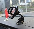 2017 newest  black plastic universal car mount holder dashboard suction air vent