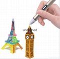 2017 Newest 3d magic pen digital 3d doodling pen drawing pen for Children play 