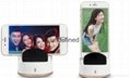 Hands free bluetooth 360 dgree auto tracking face selfie robot with remote