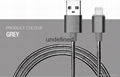 2017 new arrivas luxury stainless steel alloy fast charging usb cable for iPhone