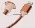 2017 new arrivas luxury stainless steel alloy fast charging usb cable for iPhone
