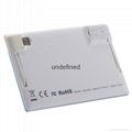 Super slim credit card size 1500mah smart mobile power bank charger for Phones 