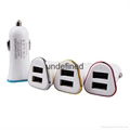 NEW design 2.1A electric car charger Dog Bone Car USB Charger for mobile phone