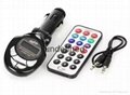 Wireless LED Display Car FM Transmitter MP3 Player with Dual USB Car Charger