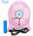 Promotion Office Mute Desktop Fan portable Mini USB Rechargeable Desk USB  Fan