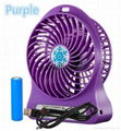 Promotion Office Mute Desktop Fan portable Mini USB Rechargeable Desk USB  Fan