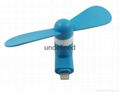 Newest design 2 in 1 mini OTG usb fan for Android and iphone,best gifts USB fan