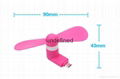 Newest design 2 in 1 mini OTG usb fan for Android and iphone,best gifts USB fan