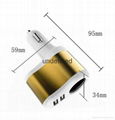 Factory supply 3 In 1 Car charger Cigarette Lighter Adapter 2 USB Port  5V 3.1A 