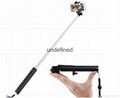 Folding Extendable Handheld Monopod selfie stick generation 3 Bluetooth monopod 