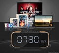 Portable Wireless Bluetooth Speaker PTH-305 Support FM Radio TF Time/Alarm Clock