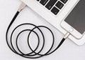 Hot Sell Metal Zinc Alloy USB Charge Flat Cable High Speed Micro USB Data Cable 