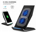 Newest 3 Coils Wireless Fast Charging Charger Pad Stand Dock Holder For S4 S3