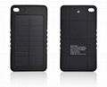 6000mAh/8000mah Waterproof Solar Power Bank Dual USB Backup Battery Charger