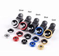 Universal 3 in 1 Clip-On Fish Eye +Wide Angle +Macro Mobile phone lens for phone