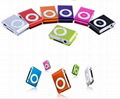 wholesale multicolors sport clip mini MP3 player with TF/SD card slot 