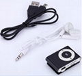 wholesale multicolors sport clip mini MP3 player with TF/SD card slot 