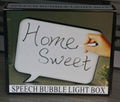 Acrylic street light advertising light box with pens writing