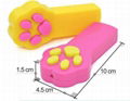 Laser Cat Toy 5 Colors Footprints Laser Pointer Toys Cat Paw Beam Interactive 