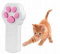 Laser Cat Toy 5 Colors Footprints Laser Pointer Toys Cat Paw Beam Interactive 