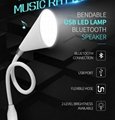 2017 new design Mini USB LED Lamp Bluetooth speakers