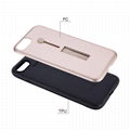 Newest  2 in 1 Cell Phone case with Ring Holder Hard Kickstand Belt Clip Case 