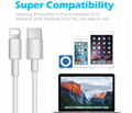 USB C Lightning Cable,  3 FT Fast Charging (Support 9V 2A, 14.5V 1.1A) USB Type 