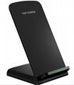 New fast wireless charging stand vertical mobile phone holder wireless charger 