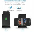 New fast wireless charging stand vertical mobile phone holder wireless charger 