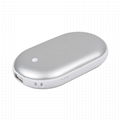 Pebbles Double-Side heating USB Rechargeable Hand Warmer 5200mAh