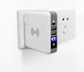 Wholesale universal travel charger Qi wireless mulifunctional power bank 6700mAh